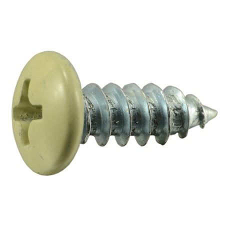 Midwest Fastener Sheet Metal Screw, #10 x 1/2 in, Painted Steel Pan Head Phillips Drive, 35 PK 37928